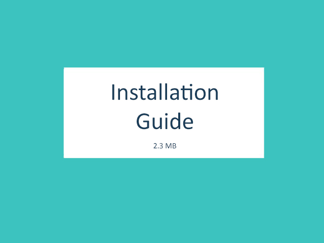 Sample Installation Guide